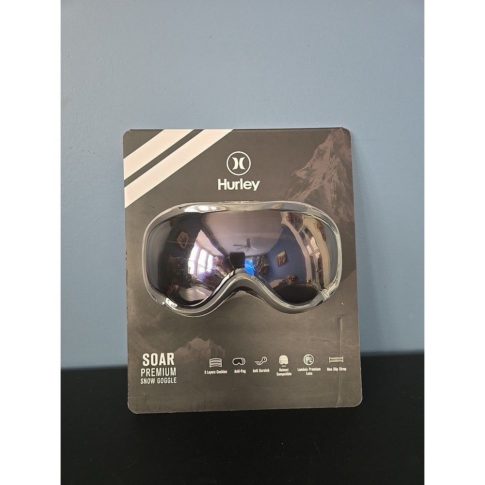Hurley Soar Premium Ski / Snow Boarding Goggles Spherical Dual Lens